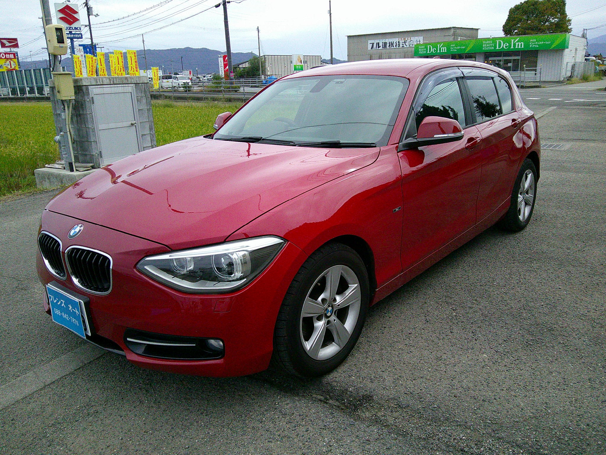 25年　BMW　116i スポーツ　車両本体62万円　支払総額68万円　修復歴無　走行42329ｋｍ　車検8年11月30日　ローン通らない方もご相談下さい。