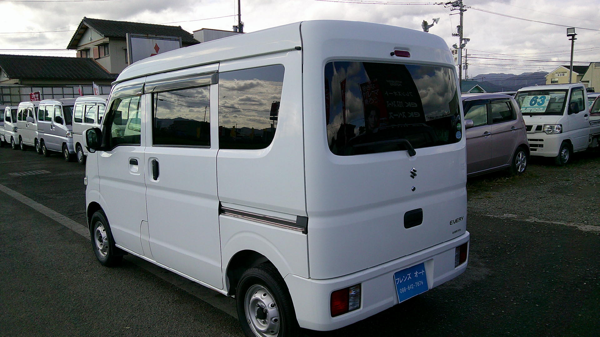 29年　エヴリィ　V　PCリミテッド　車両本体72万円　支払総額78万円　修復歴無　走行69902ｋｍ　ローン通らない方もご相談下さい。