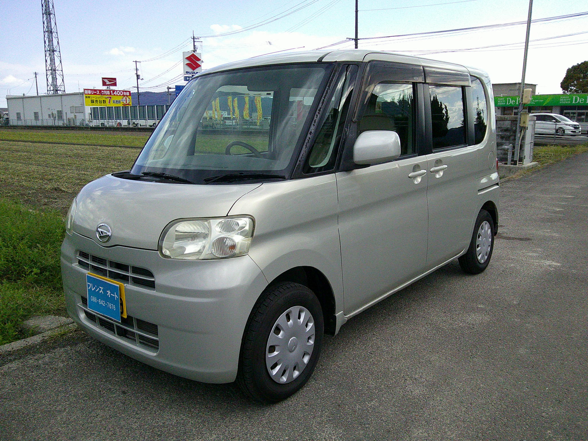 21年　タント　L　車両本体23万円　支払総額25万円　修復歴無　走行77443km　車検8年9月30日迄有りすぐ乗れます。