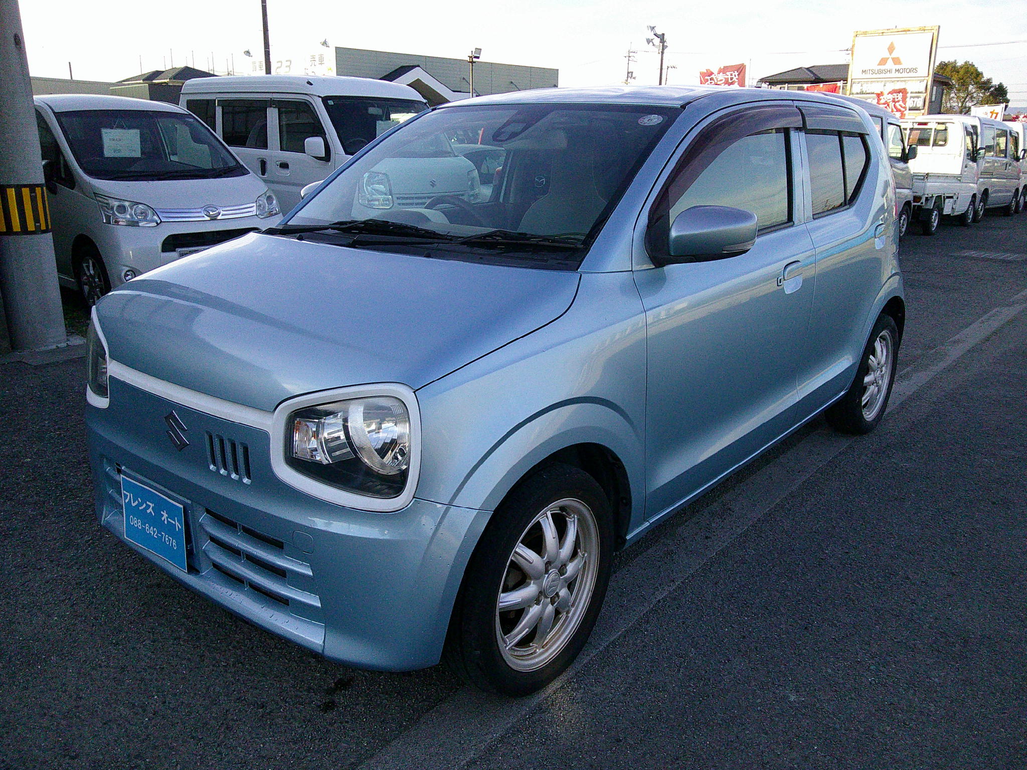 26年　アルト　X　レーダーブレーキサポート　車両本体49万円　支払総額55万円　修復歴無　ローン通らない方もご相談下さい。